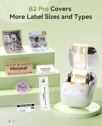 Green professional high resolution label maker — photo 4