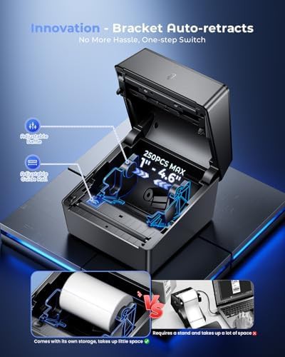 Shipping printer with touchscreen and bin — photo 5