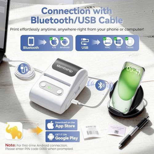 Portable inkless label maker with multi-color tape — photo 4