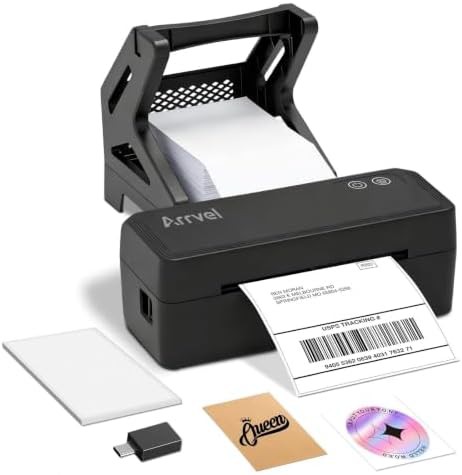 Wireless Android thermal label printing station