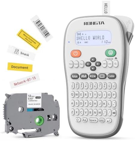 Handheld laminated label maker with bluetooth