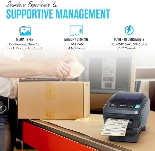 Zebra ZP450 direct thermal barcode printer — photo 5