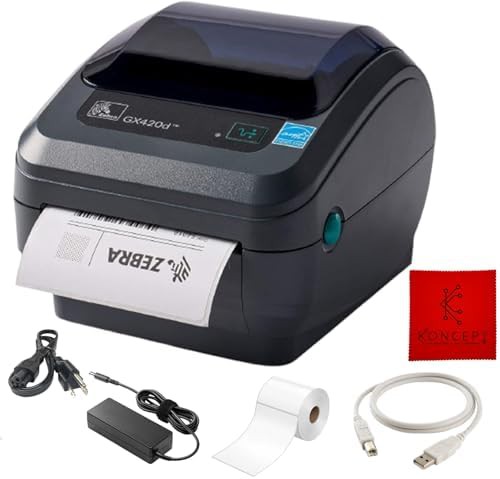 Zebra GX420D ethernet thermal label printer