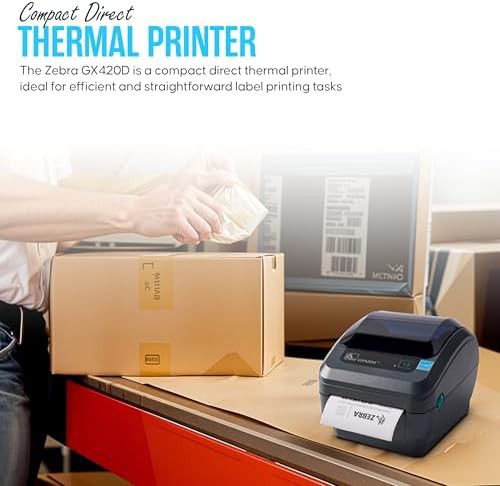 Zebra GX420D ethernet thermal label printer — photo 5