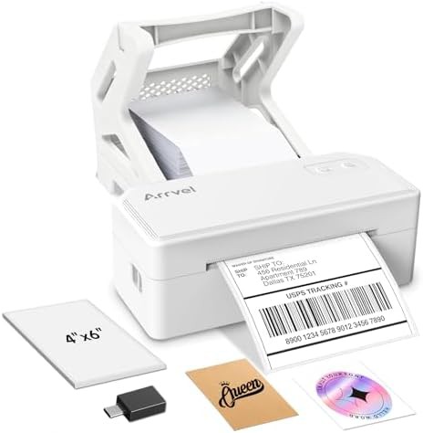 Compact Android Bluetooth shipping label maker