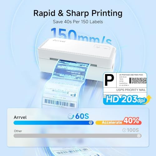 Compact Android Bluetooth shipping label maker — photo 4