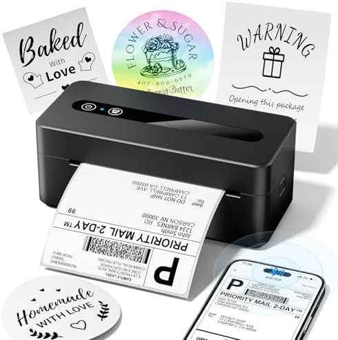 Multi platform shipping label printer 4x6
