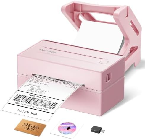 Bluetooth shipping label printer with iOS support