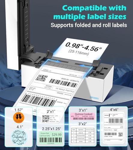 Bluetooth thermal shipping label printer 4x6 — photo 5