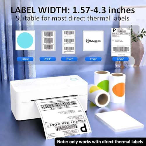 Portable 4x6 bluetooth shipping label printer — photo 4