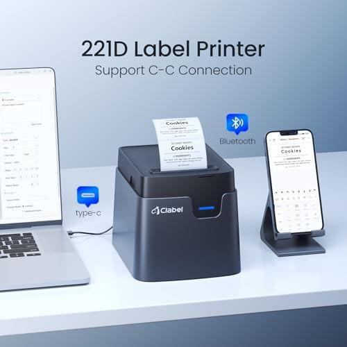 Desktop Bluetooth barcode label printer 2 in — photo 3
