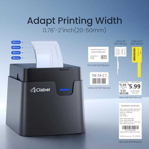 Desktop Bluetooth barcode label printer 2 in — photo 5
