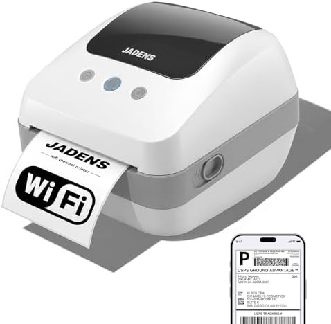 Dual band wifi high speed label printer