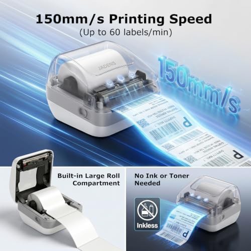 Dual band wifi high speed label printer — photo 5