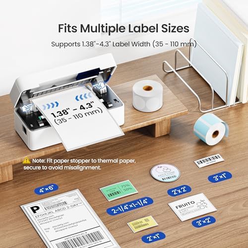Bluetooth shipping label printer for 4x6 labels — photo 3
