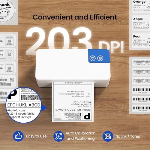 Bluetooth shipping label printer for 4x6 labels — photo 4
