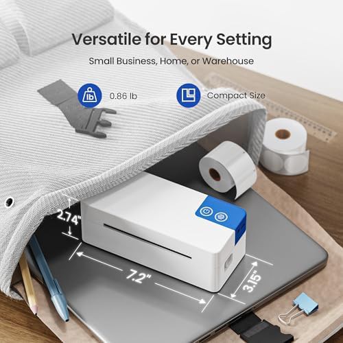 Bluetooth shipping label printer for 4x6 labels — photo 5