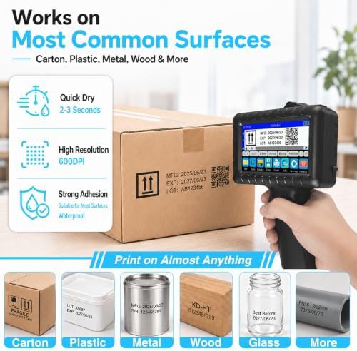 Handheld inkjet printer for batch codes — photo 3