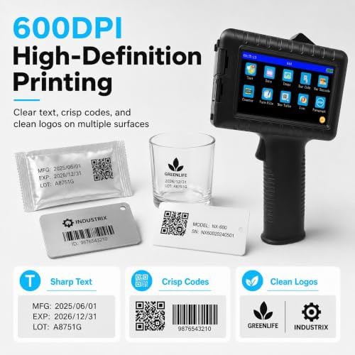 Handheld inkjet printer for batch codes — photo 4