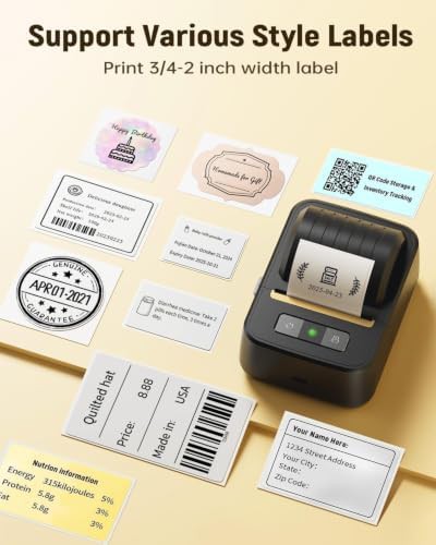 White two inch portable label maker — photo 3